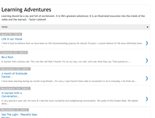 Tablet Screenshot of learning-adventures.blogspot.com