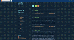 Desktop Screenshot of kronks-groove.blogspot.com