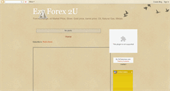 Desktop Screenshot of ezyforex2u.blogspot.com