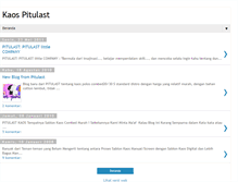 Tablet Screenshot of kaospitulast.blogspot.com