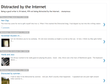 Tablet Screenshot of distractedbytheinternet.blogspot.com
