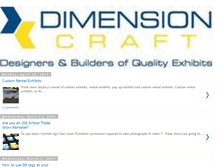 Tablet Screenshot of dimensioncraftinc.blogspot.com