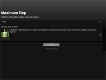 Tablet Screenshot of max-rep.blogspot.com