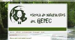 Desktop Screenshot of escoladenaturalistes.blogspot.com