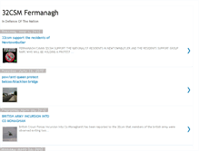 Tablet Screenshot of 32csmfermanagh.blogspot.com