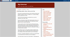 Desktop Screenshot of bigulsterman.blogspot.com