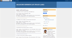 Desktop Screenshot of akademibimbinganinsan.blogspot.com