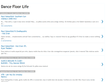 Tablet Screenshot of dancefloorlife.blogspot.com