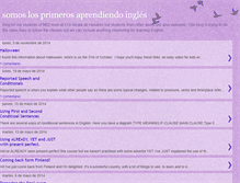 Tablet Screenshot of losprimeroseningles.blogspot.com