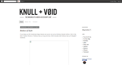 Desktop Screenshot of knullandvoid.blogspot.com