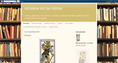 Desktop Screenshot of poeticarcanos.blogspot.com