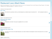 Tablet Screenshot of leon-alberti-restaurant-english.blogspot.com