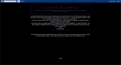 Desktop Screenshot of lafiestadelabruja.blogspot.com