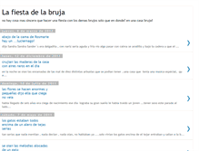 Tablet Screenshot of lafiestadelabruja.blogspot.com