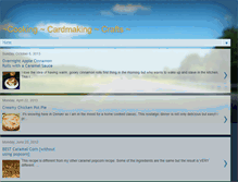 Tablet Screenshot of cookingcardmakingcrafts.blogspot.com