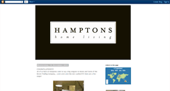 Desktop Screenshot of hamptonshomeliving.blogspot.com