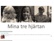 Tablet Screenshot of minatrehjrtan.blogspot.com