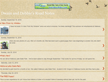 Tablet Screenshot of dwainanddebbiesroadnotes.blogspot.com