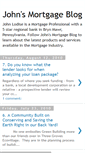 Mobile Screenshot of johnsmortgageblog.blogspot.com