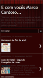 Mobile Screenshot of ecomvocesmarcocardoso.blogspot.com