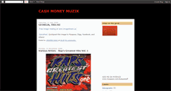 Desktop Screenshot of cashmoneymuzik.blogspot.com