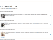 Tablet Screenshot of colormebliss.blogspot.com