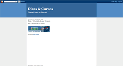 Desktop Screenshot of cursos-e-cursos.blogspot.com