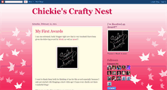 Desktop Screenshot of chickiescraftynest.blogspot.com