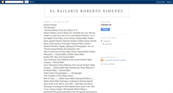 Desktop Screenshot of elbailarinrobertoximenez.blogspot.com