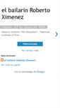 Mobile Screenshot of elbailarinrobertoximenez.blogspot.com