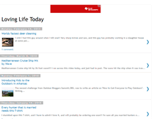 Tablet Screenshot of loving-life-today.blogspot.com