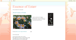 Desktop Screenshot of essenceofestarr.blogspot.com