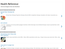 Tablet Screenshot of healthreference-ilham.blogspot.com