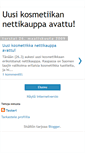 Mobile Screenshot of kosmetiikka-kauppa.blogspot.com