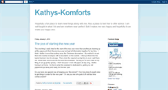 Desktop Screenshot of kathys-komforts.blogspot.com