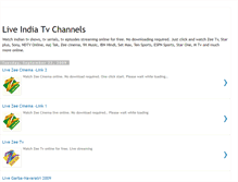 Tablet Screenshot of indyalivetv.blogspot.com