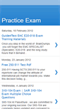 Mobile Screenshot of practice-exams.blogspot.com