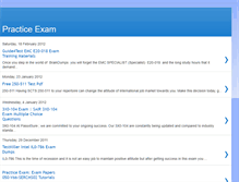 Tablet Screenshot of practice-exams.blogspot.com