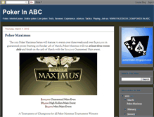 Tablet Screenshot of pokerinabc.blogspot.com