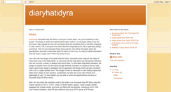 Desktop Screenshot of diaryhatidyra.blogspot.com