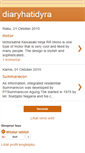 Mobile Screenshot of diaryhatidyra.blogspot.com