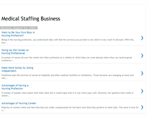 Tablet Screenshot of medicalstaffingbusiness101.blogspot.com