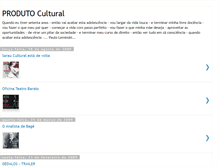 Tablet Screenshot of produtocultural.blogspot.com
