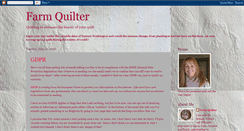 Desktop Screenshot of farmquilter.blogspot.com