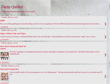 Tablet Screenshot of farmquilter.blogspot.com