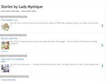 Tablet Screenshot of ladymystiqueantoinette.blogspot.com