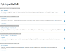 Tablet Screenshot of epididymitis-hell.blogspot.com