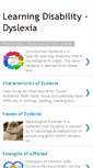 Mobile Screenshot of icare4dyslexic.blogspot.com