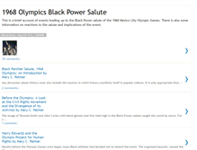 Tablet Screenshot of 1968blackpowersalute.blogspot.com