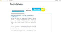 Desktop Screenshot of linguisticacom.blogspot.com